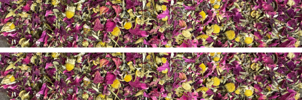 stress buster loose leaf herbal tea | tea + munchies, Long Island, NY