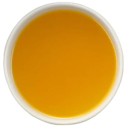 Brewed turmeric ginger loose leaf herbal tea | tea + munchies